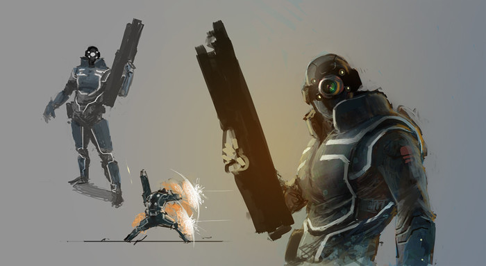 Bionic commando concept art , Bionic Commando, Capcom, -, 