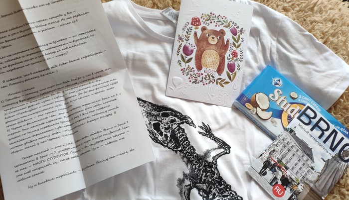 Here comes my present! - My, Exchange of T-shirts, Kamchatka, Gift exchange report, Longpost