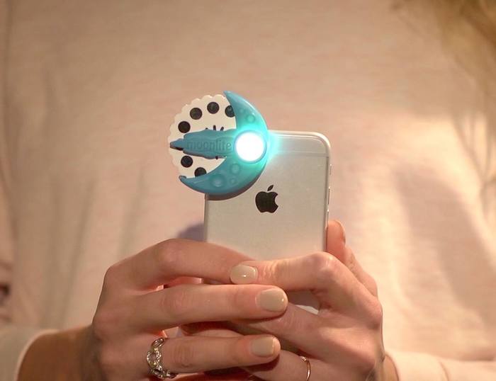 Moonlite - a projector for your smartphone - Mum, Children, Cool, Гаджеты, Projector, Dad, A son, Daughter, Video, Longpost, Father