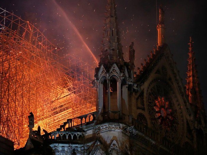 Notre Dame Cathedral caught fire the same day Abraham Lincoln died, the Titanic sank, and the Boston Marathon exploded. - Fire of Notre Dame de Paris, Titanic, date, boston marathon, Lincoln, Notre dame cathedral