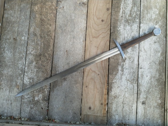 Sword from a piece of fence - My, Sword, Fence, Longpost, Craft
