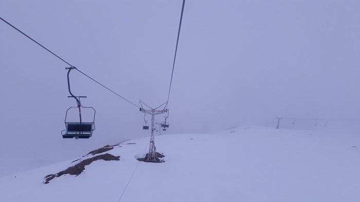 Cheget. - My, Cheget, The mountains, Fog