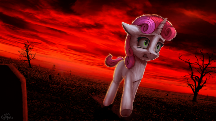 Sweetie Belle's Nightmare My Little Pony, Sweetie Belle,  , Semi-grimdark, 1920x1080, Robsa990