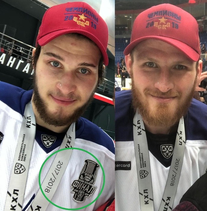 CSKA hockey players were awarded gold medals with last year's season ribbons - Hockey, KHL, CSKA, Champion, gold medal, The final, Gagarin Cup