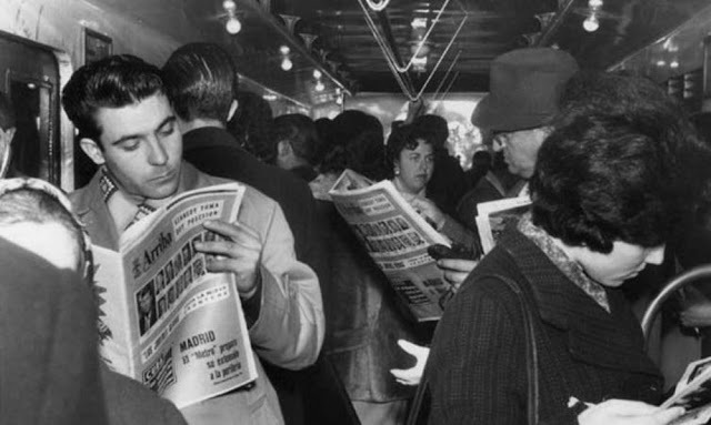 Life before the invention of the smartphone in photographs of bygone decades. - The photo, Newspapers, Longpost