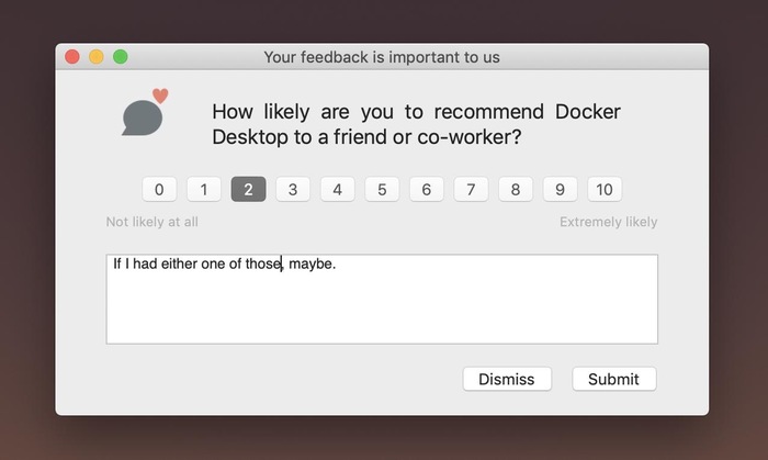Recommend to a friend? - Professional humor, Development of, Docker, Recommendations, Survey