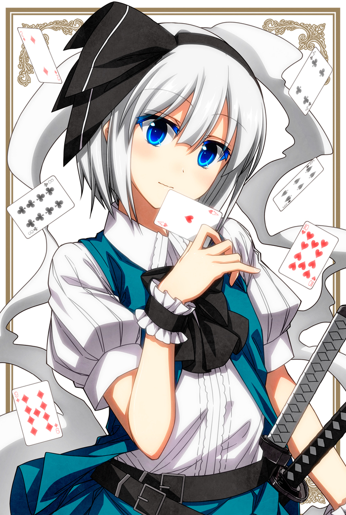 Konpaku Youmu Touhou, Konpaku Youmu, Anime Art, ,  , Sazanami mio