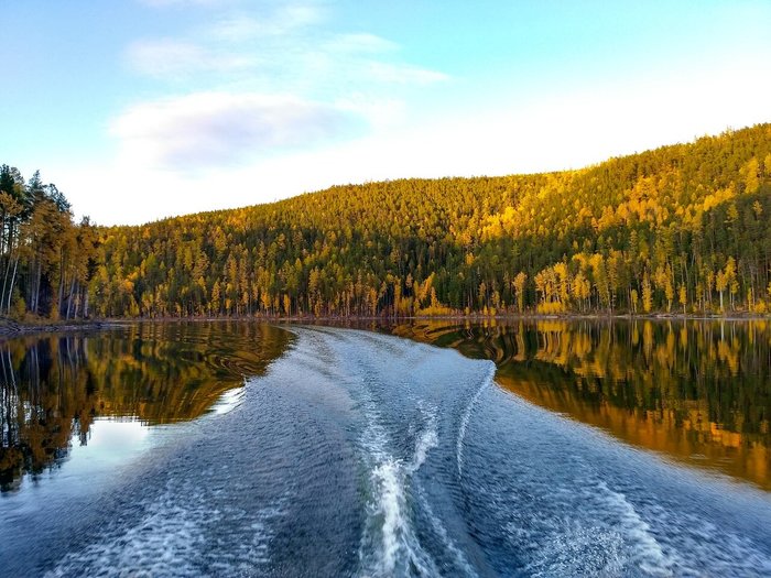 Осень - Моё, Природа России, Ангара, Кода, Богучанское водохранилище, Река Ангара