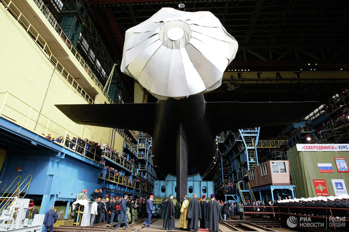 The first carrier submarine of the Poseidon system was launched - Nuclear weapon, Poseidon, Submarine, Nuclear submarine