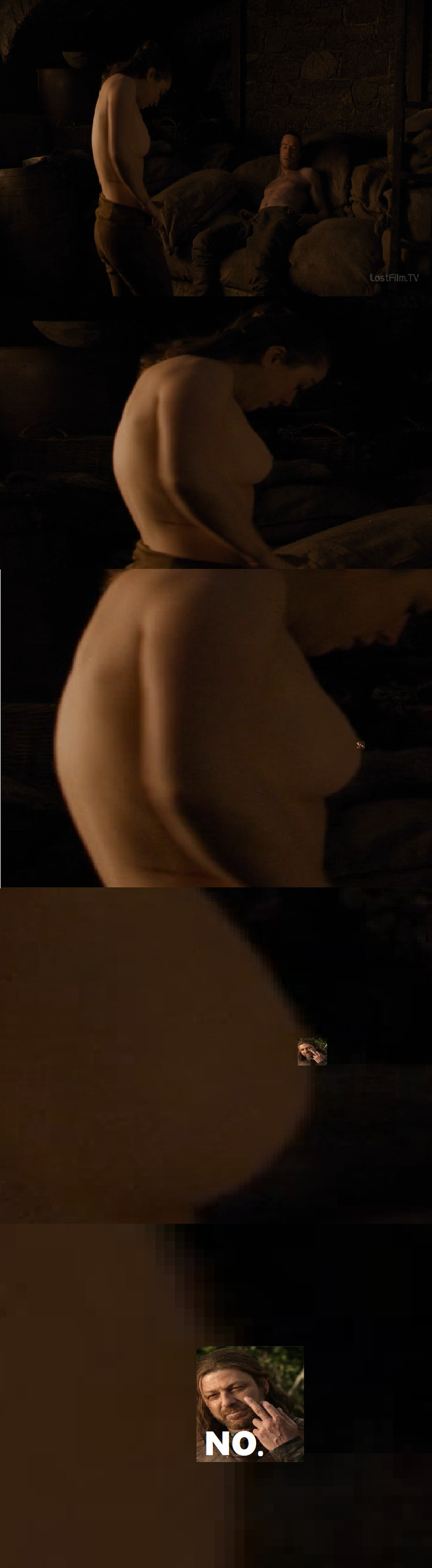 Eddard is on the lookout - NSFW, My, Game of Thrones, Lostfilm, Longpost