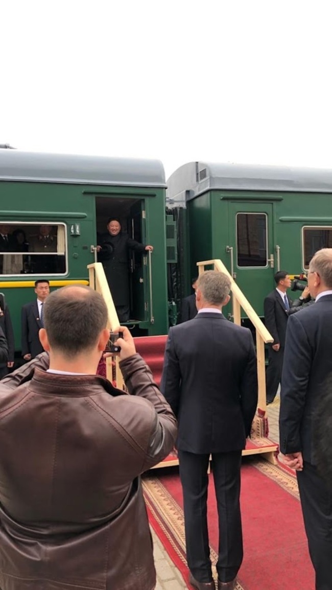 Armored train of Kim Jong-un arrived at the checkpoint Khasan - Kim Chen In, Vladivostok, Hasan, media, Longpost, Video, Media and press