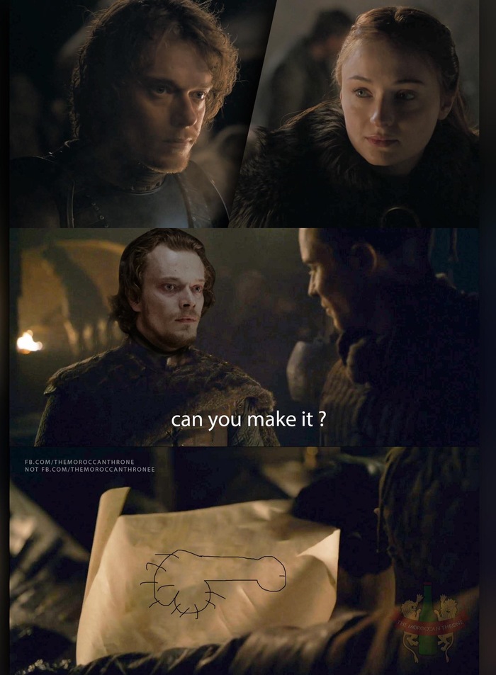 Can you do it? - Game of Thrones, Game of Thrones season 8, Theon Greyjoy, Sansa Stark, Gendry