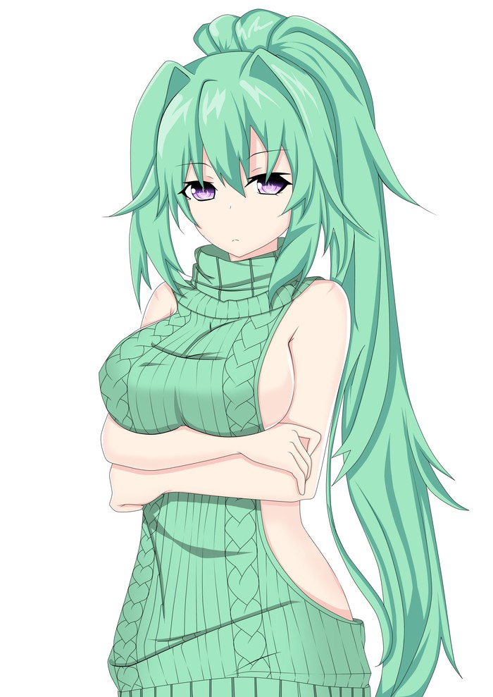 Green Heart - Green Heart, Vert, Hyperdimension Neptunia