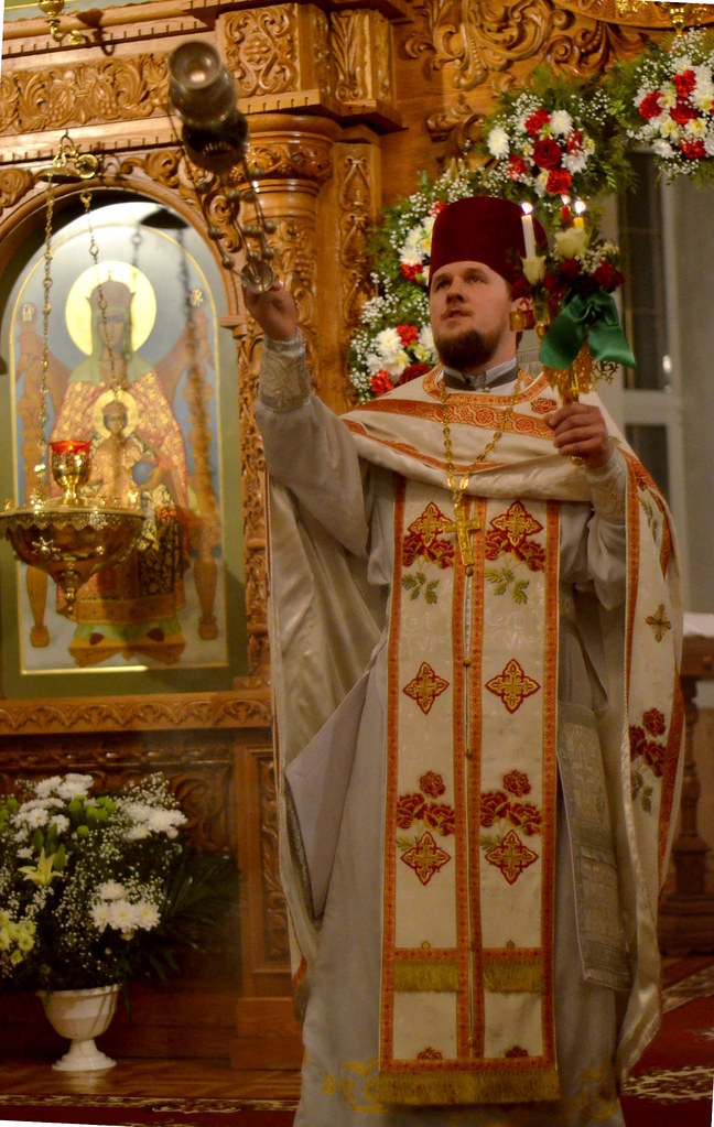 The parishioners congratulated Priest Andrei Sobolev, rector of the Church of St. Panteleimon in St. Petersburg, on the 10th anniversary of his pastoral ministry - Church, Congratulation, Priest-san, Saint Petersburg, Priests, Longpost