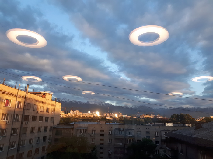 The aliens have arrived - My, Aliens, Sunset