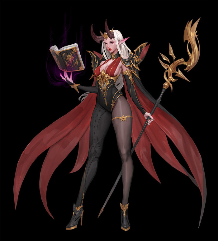 Black magician elf , , Junq Jeon