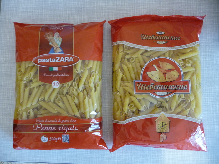 Italian (Russian) pasta - My, Pasta, Import, Marketing, Longpost