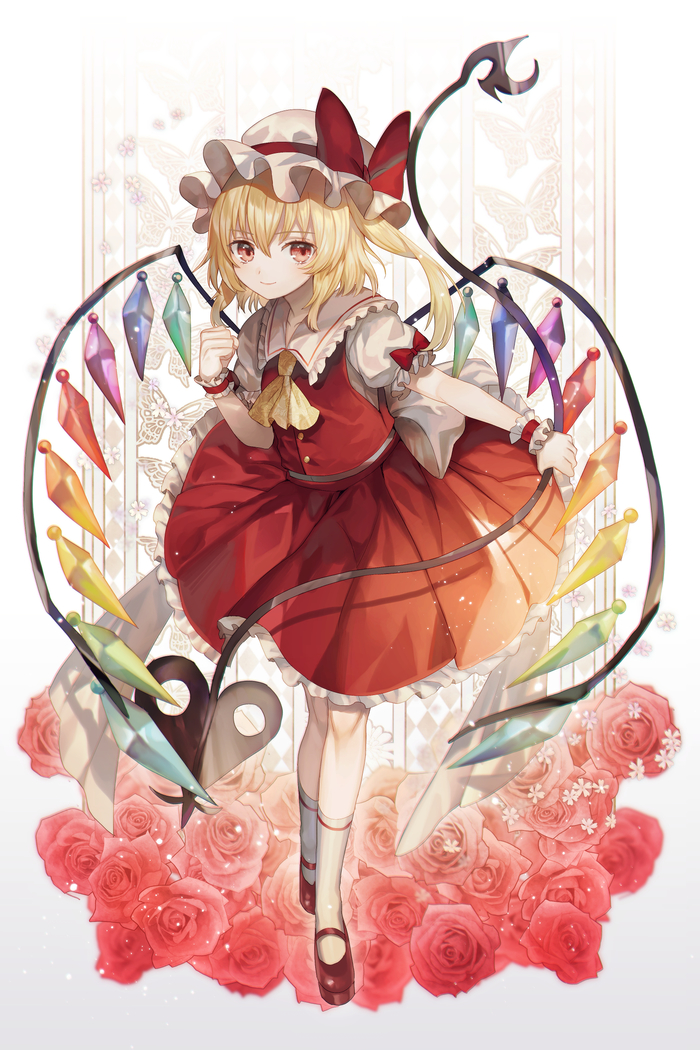 Flandre scarlet - Touhou, Flandre scarlet, Anime art, Anime, Not anime, Abandon ranka