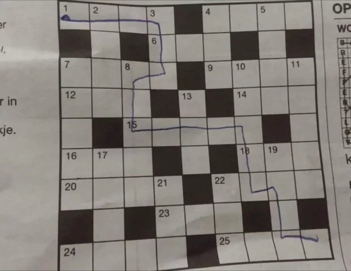 Too easy - Crossword, Maze, Humor