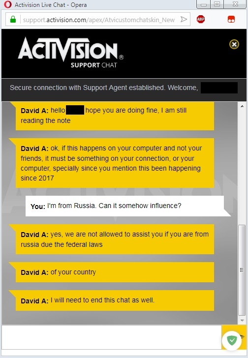 Activision Support