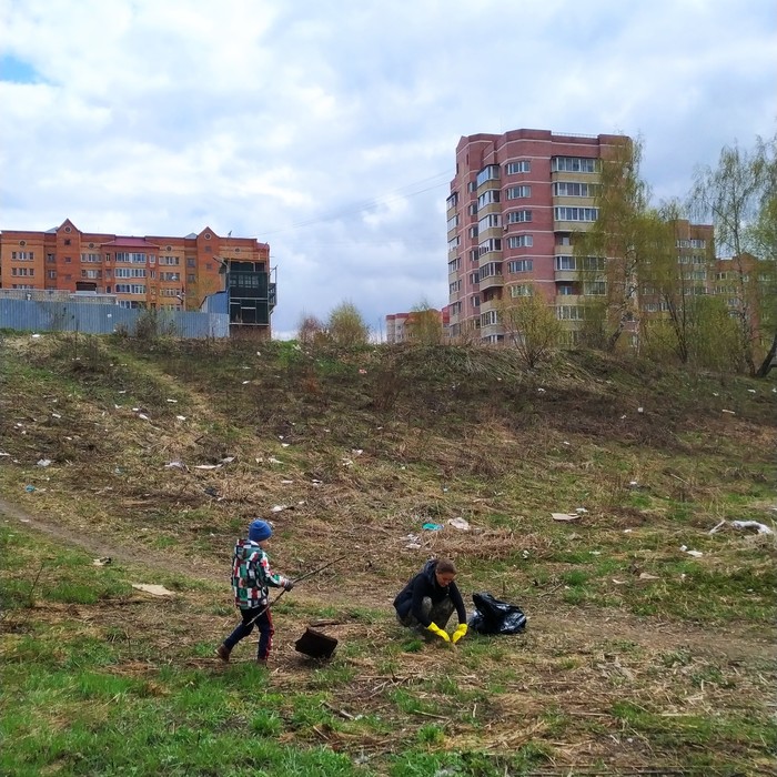 Tired of waiting ... Get out yourself - My, Life stories, Russia, Alexandrov, Cleaning, Garbage