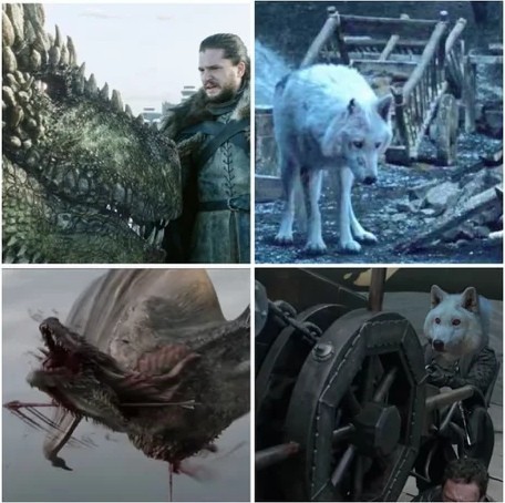 Bitch - Game of Thrones, Game of Thrones season 8, Jon Snow, , Призрак, Spoiler