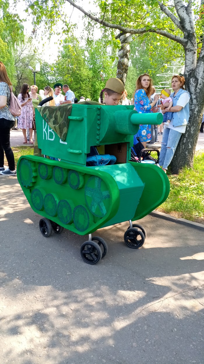 This is the tank. - My, May 9, Tanks, Kv-2, Оригинально, Longpost, May 9 - Victory Day