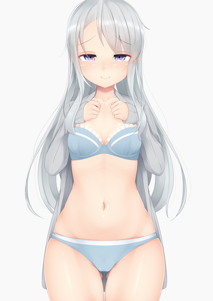 Sagiri - NSFW, Kantai collection, Sagiri, Etty, Underwear, Anime art, Anime, Art, Artillery