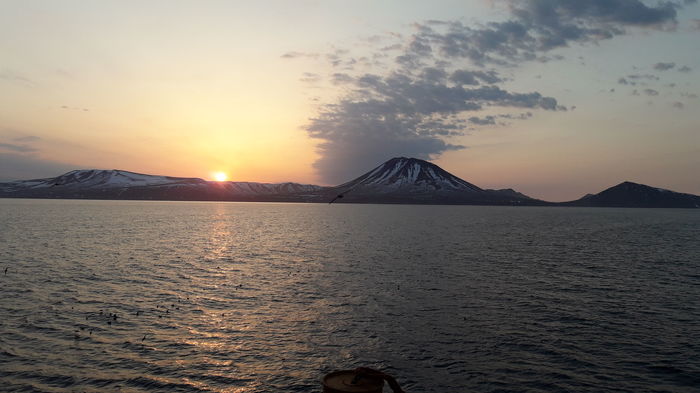 Sunset over the Kuriles. - My, Sunset, The photo, Kurile Islands, Sea