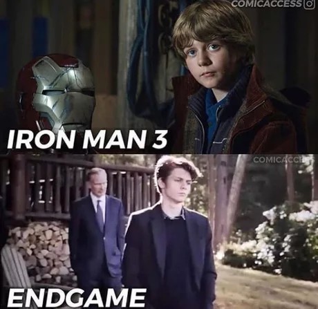 In case you didn't notice - Avengers, Avengers Endgame, Iron Man 3