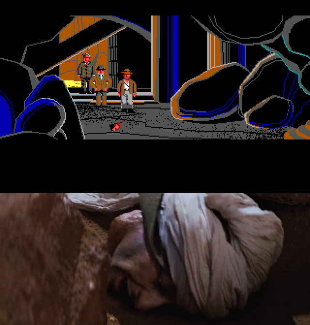 Indiana Jones and the Last Crusade: The Graphic Adventure. Часть 2. - Моё, 1989, Прохождение, Индиана Джонс, Lucasfilm Games, Игры для DOS, Квест, Компьютерные игры, Ретро-Игры, Длиннопост