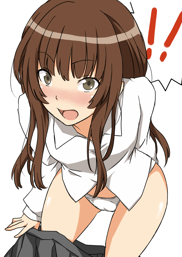 Kamizaki Risa - NSFW, , Amagami, Anime art, Longpost, Breast, Nipples, Booty, Pantsu, Anime