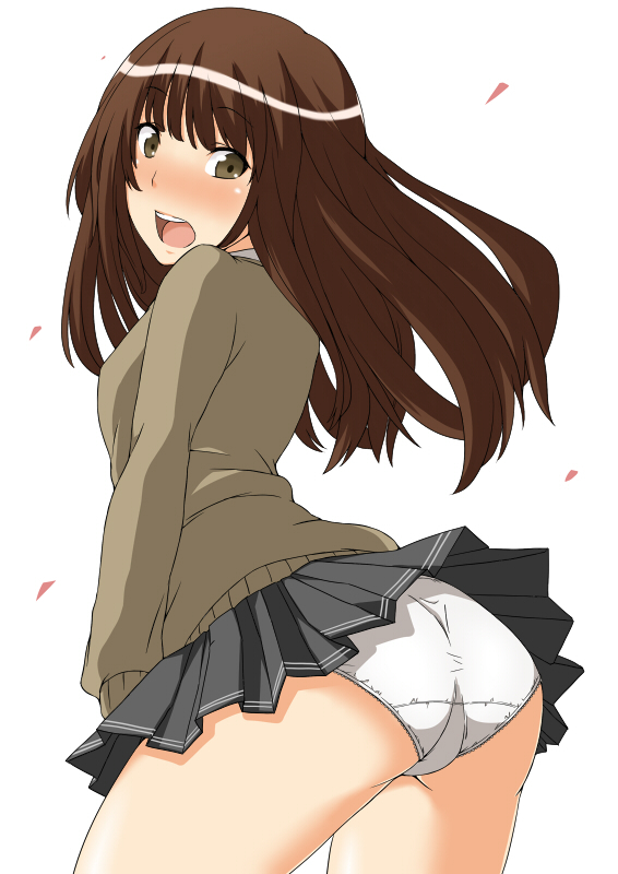 Kamizaki Risa - NSFW, , Amagami, Anime art, Longpost, Breast, Nipples, Booty, Pantsu, Anime