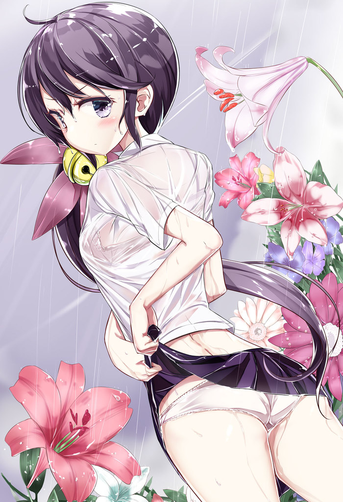 Akebono - NSFW, Kantai Collection, Akebono, Wetlook, Панцу, Anime Art, Аниме, Арт