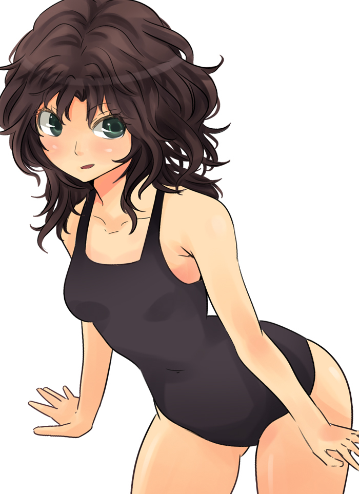 Tanamachi Kaoru - NSFW, Tanamachi Kaoru, Amagami, Anime Art, Длиннопост, Грудь, Купальник