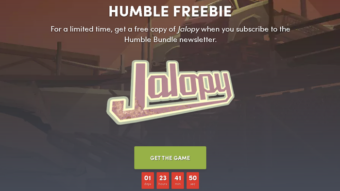   Humble Bundle    Jalopy Steam, ,  , Humble bundle
