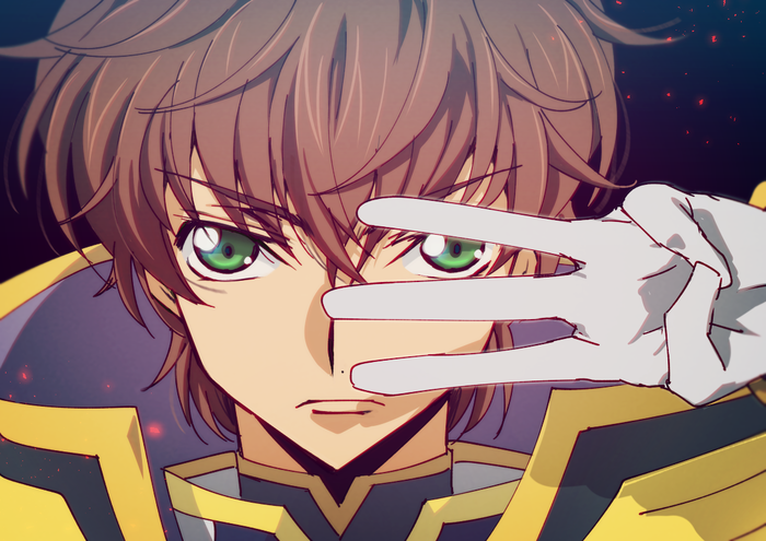 Code Geas Art's , Anime Art, Code Geass, Lelouch Lamperouge, CC (Code Geass), Suzaku Kururugi, 