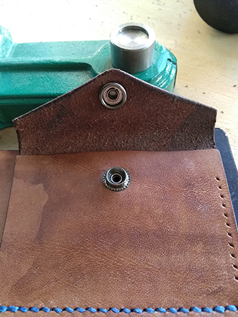 Leather wallet, version 2.0 - My, Wallet, Leather craft, , Video, Longpost