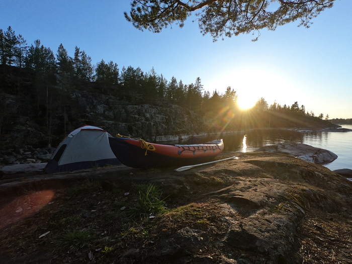 Mirnaya Ladogo May 9 / Camping bath / Pokatushki and a story with a snake - My, Travels, Tourism, , Video, Longpost