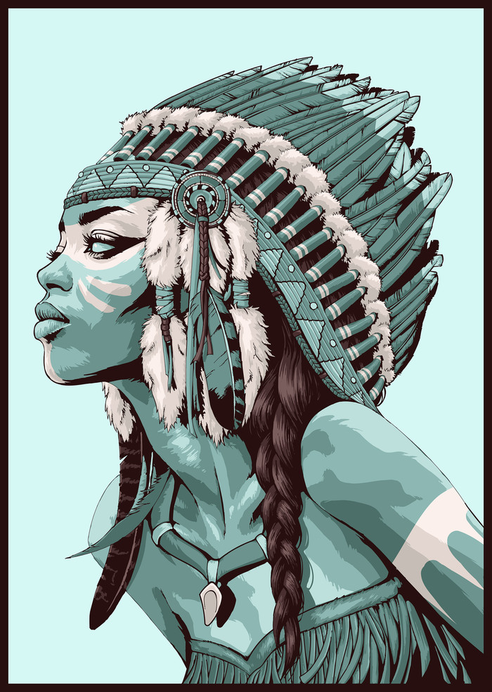 Native american. , , , , 