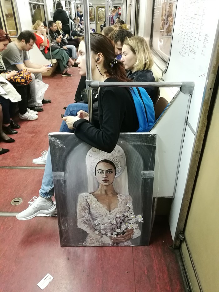 Runaway Bride) - Painting, Metro, Girls