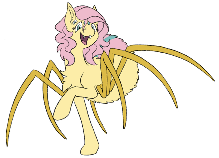     My Little Pony, Fluttershy, , Spiderpony