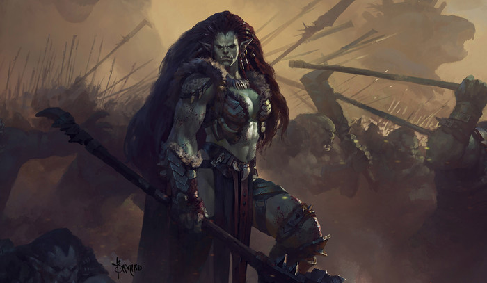 Ms.Orc - Queen. , -, , , , , WOW, World of Warcraft, Bayard Wu