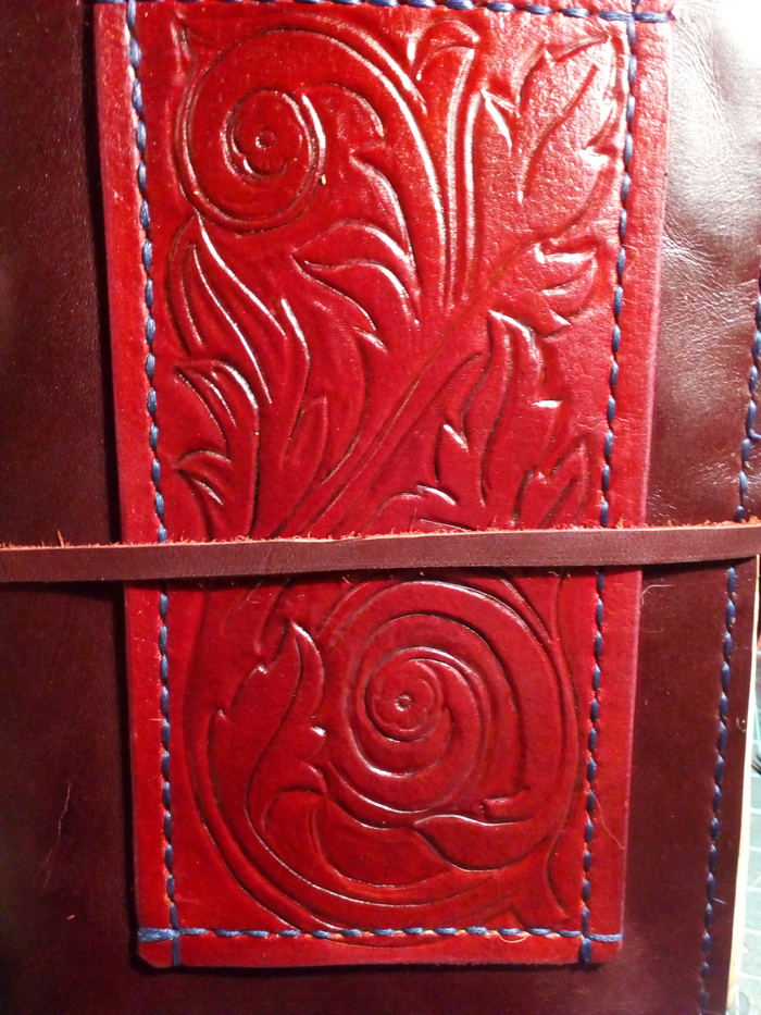 My works - My, Embossing on leather, Leather products, Notebook, Handmade, Natural leather, Longpost