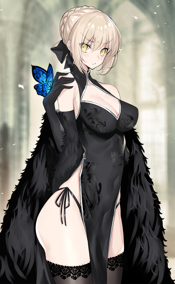 Saber alter - Anime, Anime art, Fate grand order, Artoria pendragon, Saber alter, Breast, Underwear