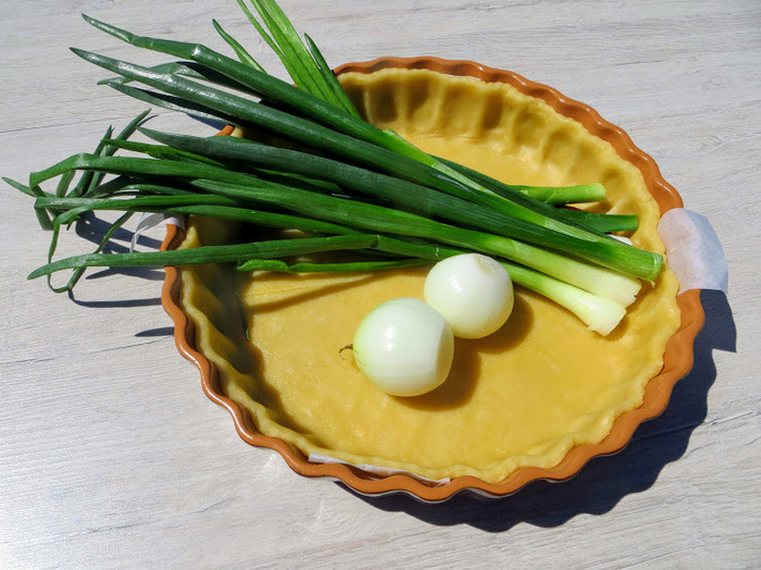 Grandma's Jellied Pie with Green Onions - My, Filling pie, Pie, Bakery products, Other cuisine, Recipe, Video recipe, Video, Longpost, Cooking