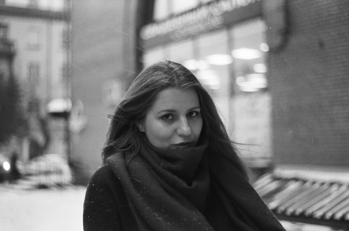 Black and white portraits - My, The photo, Black and white, Film, Longpost