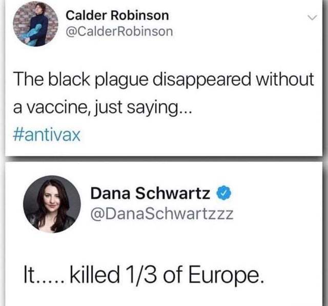 The Black Death disappeared without any vaccinations - , Plague, Vaccine, Graft, Anti-vaccines, Vaccination
