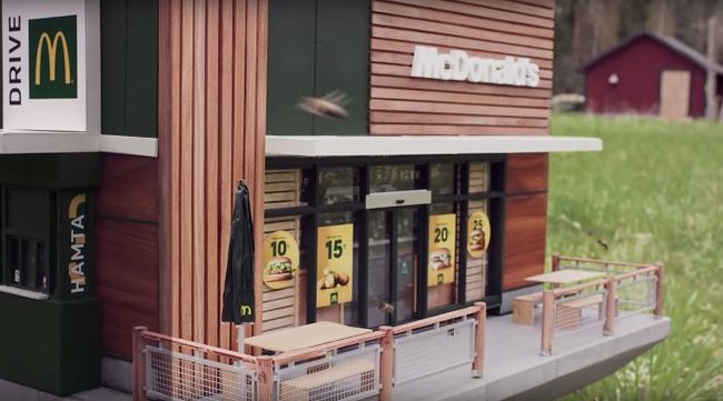 McDonald's launches McHive branded hives to save bees - McDonald's, Hives, Bees, Beekeeping, Video, Longpost