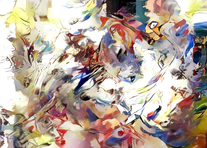 Artificial intelligence created a painting inspired by the song At Dawn by the Alliance group - Microsoft, Artificial Intelligence, Art, Wassily Kandinsky, Video, Alliance at Dawn, 